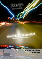 Plakat für Electric Bush Project & Merga