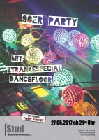 Plakat für 90er Party